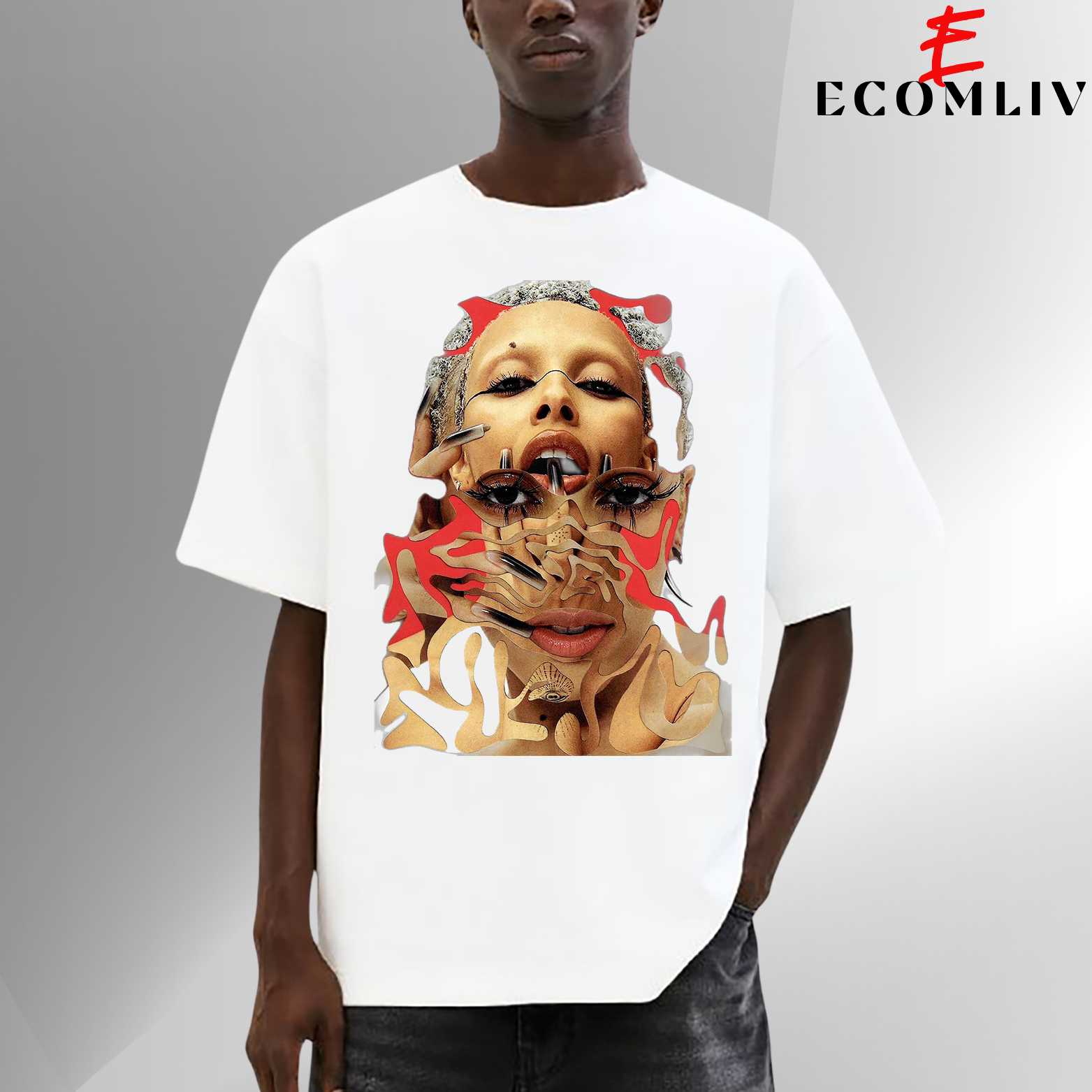 Doja Cat Tee, Retro Streetwear Outfit